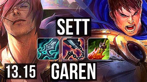 sett vs garen|garen sett counter build.